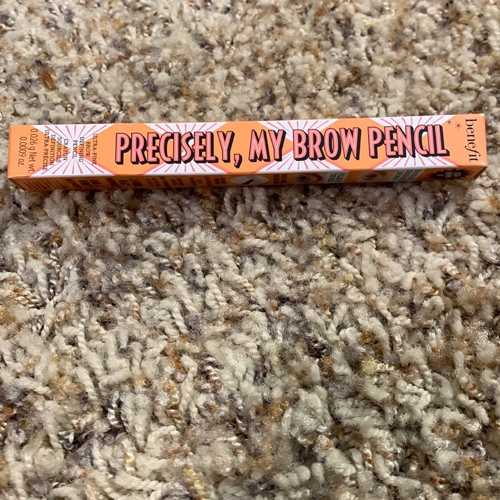 New in box Benefit Precisely, My Brow Pencil in Warm Deep Brown.